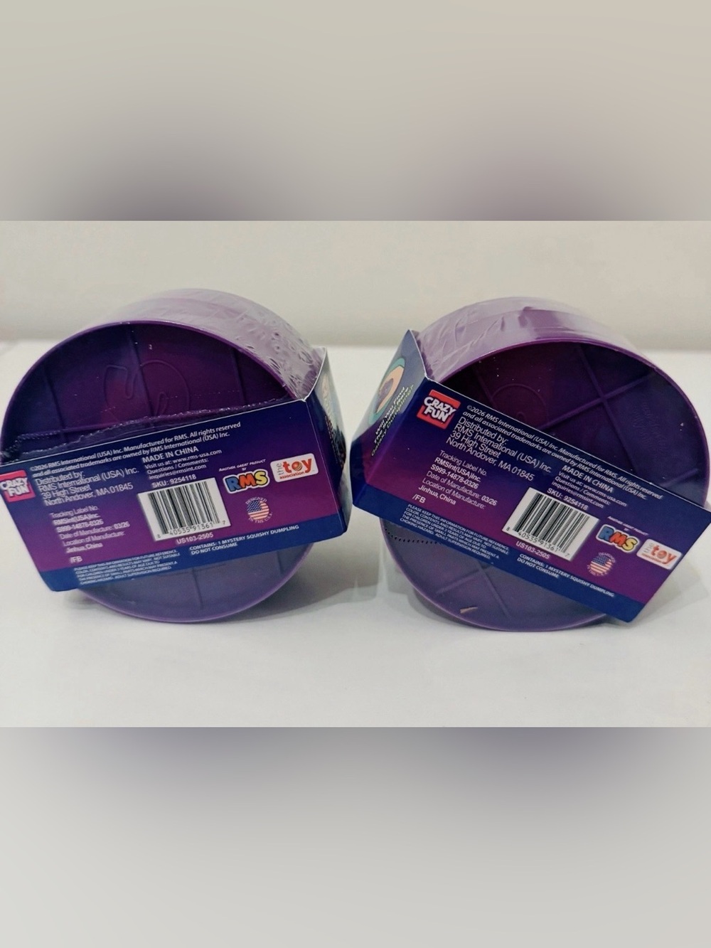 Crazy Fun Squishy Bun Galaxy Edition Original Mystery Dumpling Set NEW lot of 2 - Picture 3 of 3